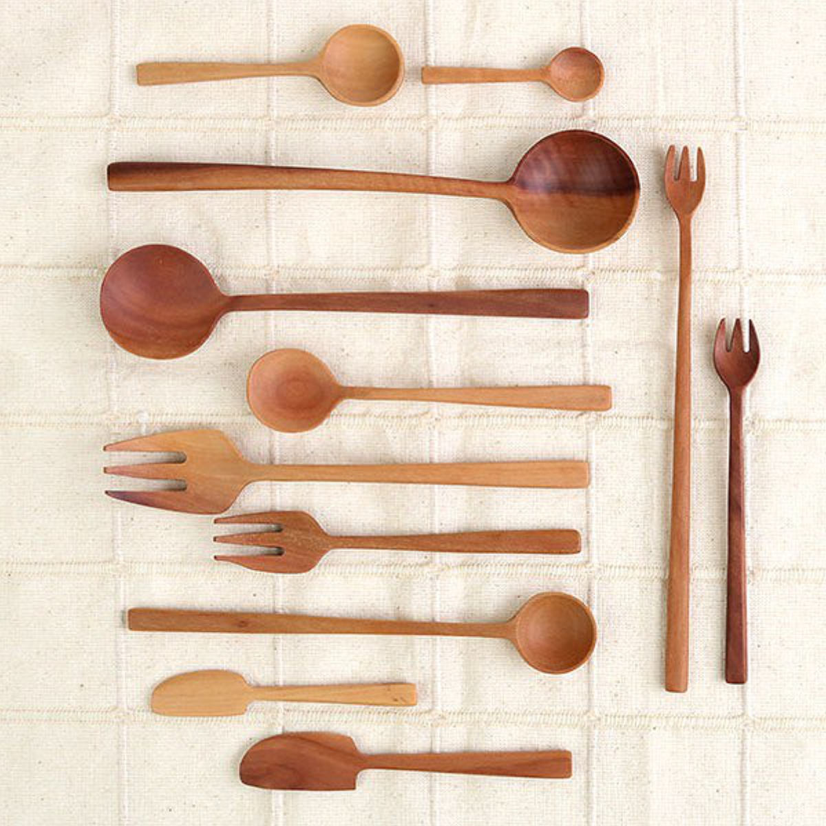 カトラリーセット 6点セット ペアセット 木製 （ カトラリー セット