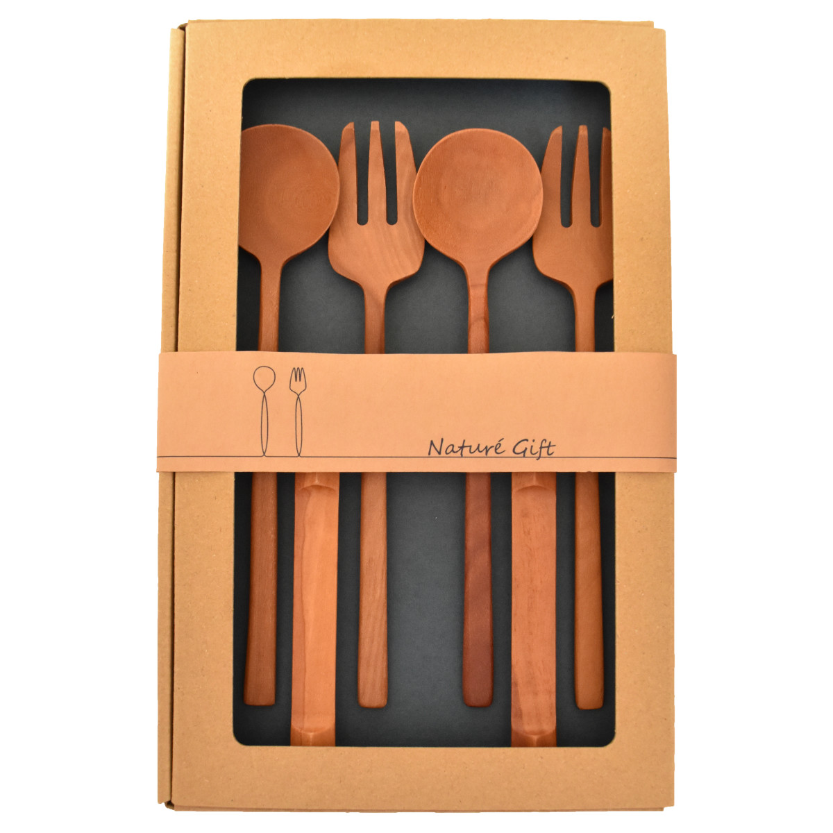 カトラリーセット 6点セット ペアセット 木製 （ カトラリー セット