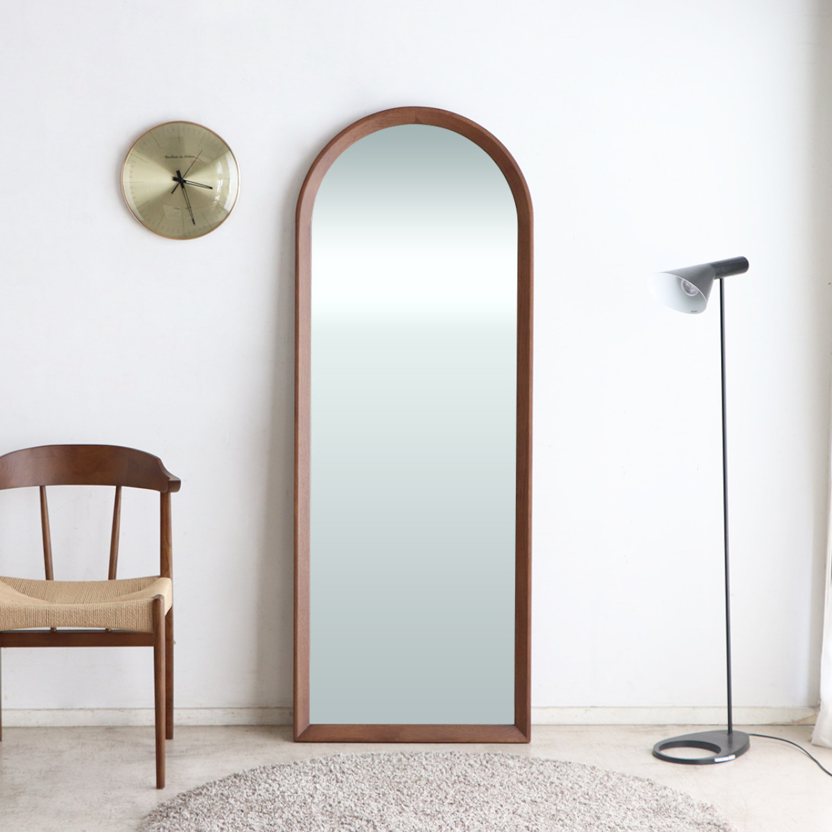 スタンドミラー 全身 60×160cm アーチ型 エフィーノ スタイルミラー