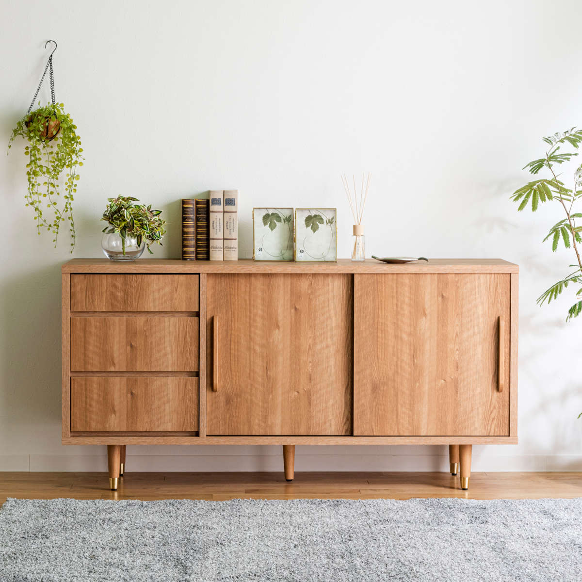 サイドボード 幅150cm ナチュラルモダン 日本製 – ハウジー