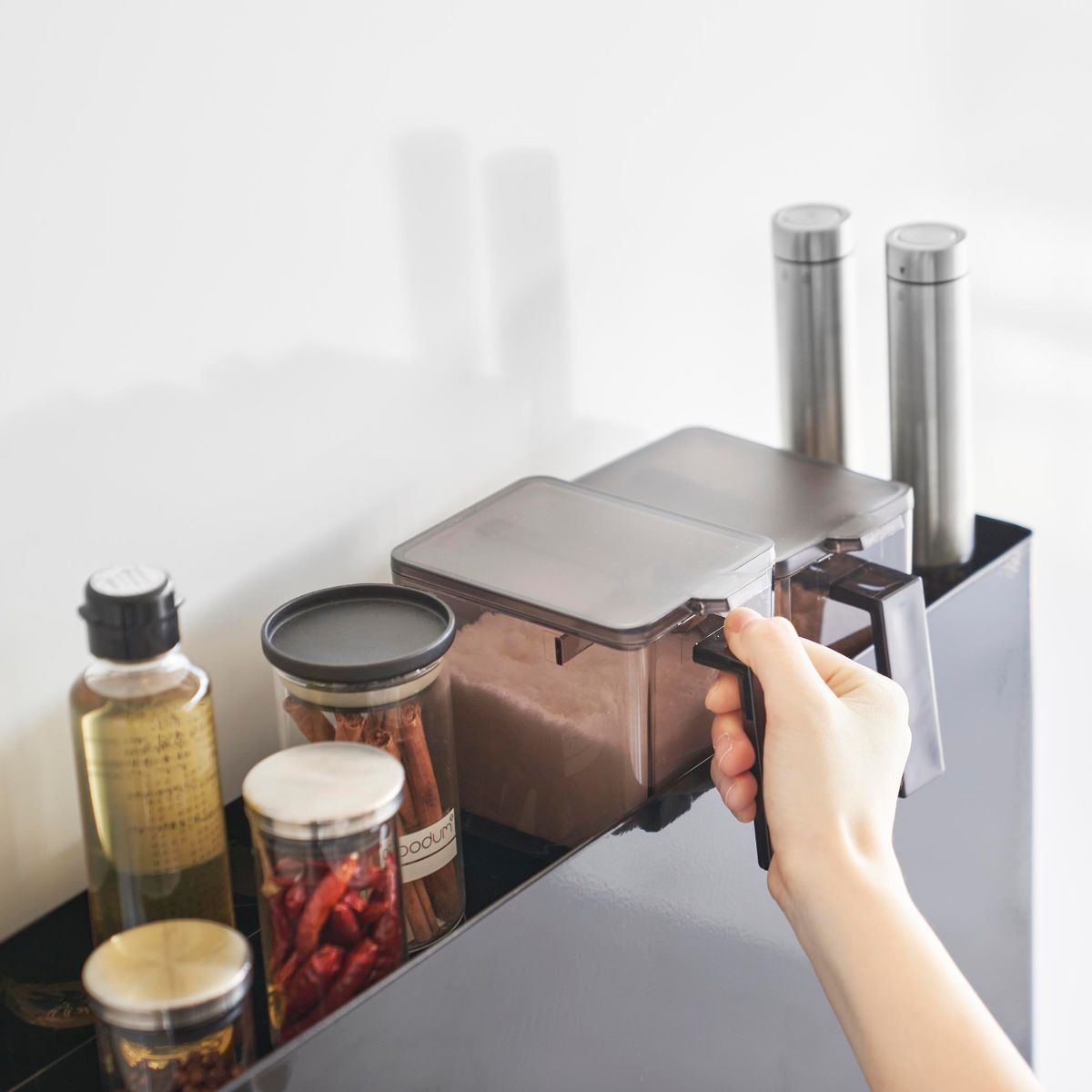 dショッピング |山崎実業 tower 隠せる調味料ラック タワー 2段