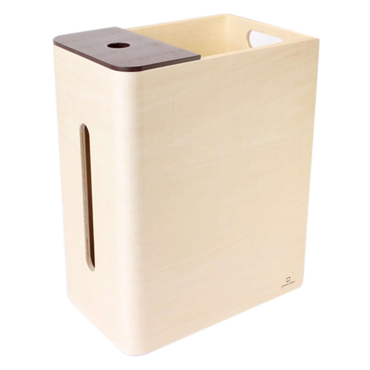 ゴミ箱 4.3L Double D ティッシュケース 一体型 （ ごみ箱 4.3リットル