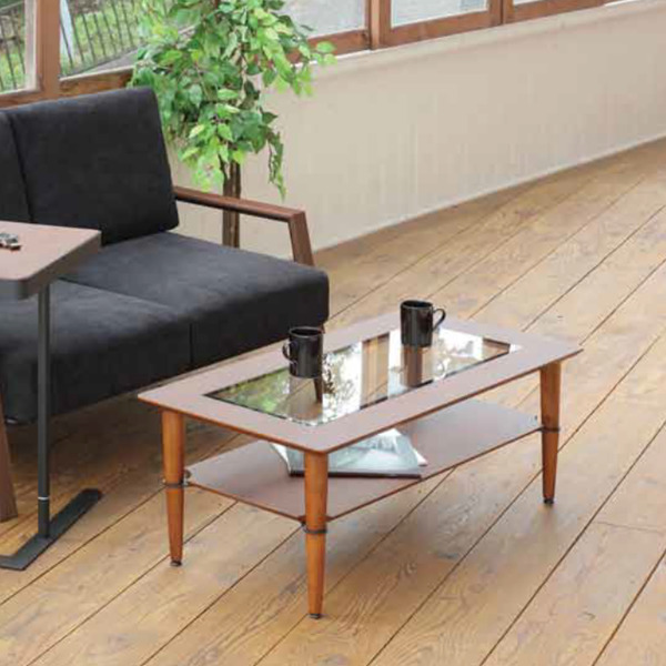 センターテーブル 幅100cm ガラステーブル Bruno ブルーノ リビング