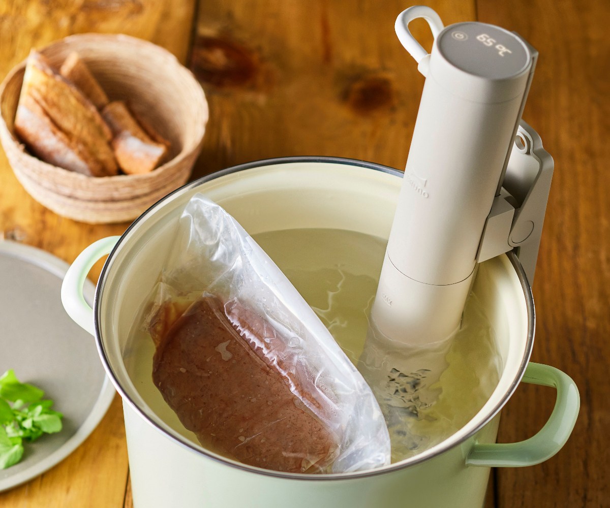 dショッピング |BRUNO コンパクト低温調理器 1000W クリップ式 スロー