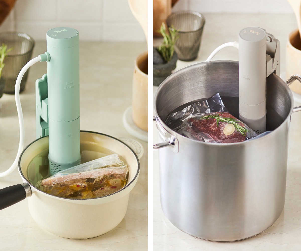 BRUNO コンパクト低温調理器 1000W クリップ式 スロークッカー