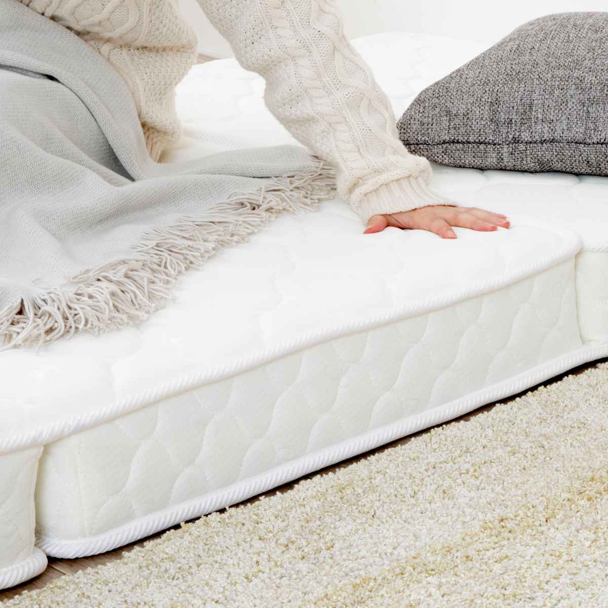 三つ折りマットレス ダブル ポケットコイル 両面仕様 （ マットレス 三