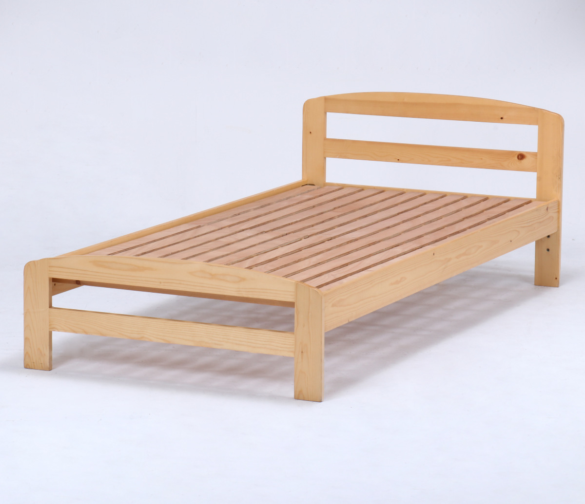 ベッド シングル すのこ パイン材 並べて使える （ すのこベッド