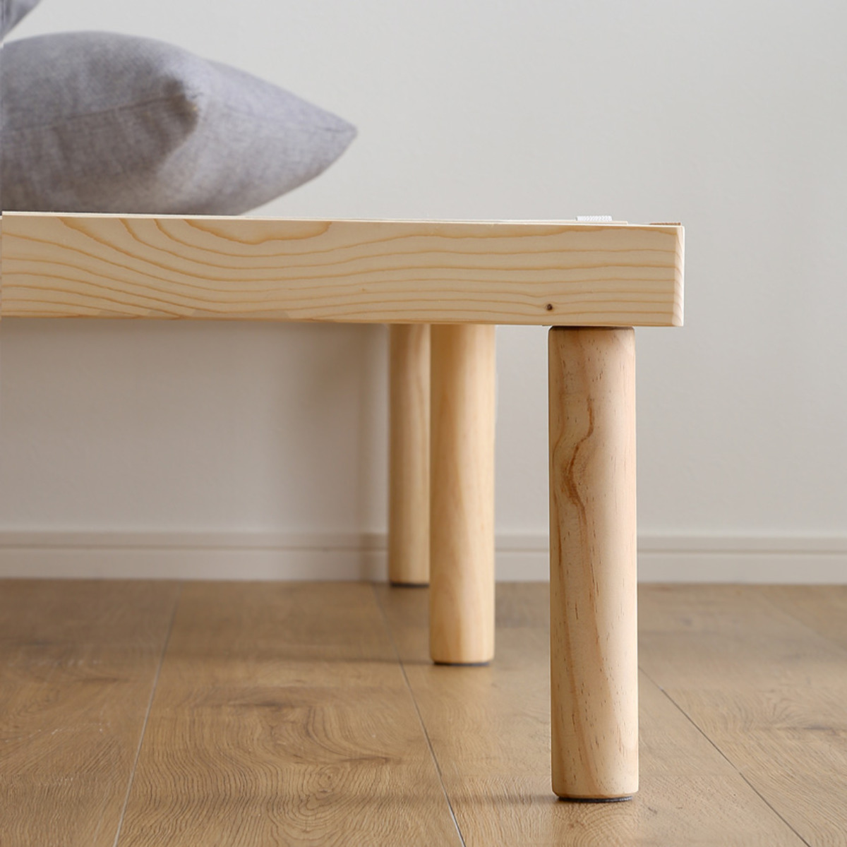 すのこベッド セミダブル 北欧パイン 天然木 耐荷重200kg （ ヘッド