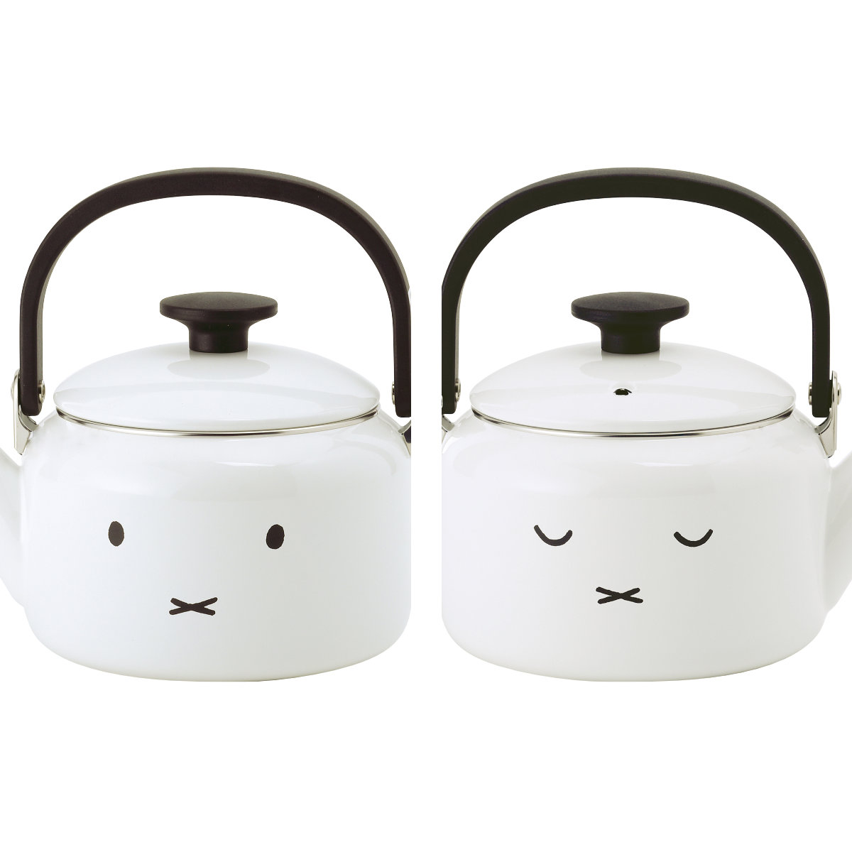 dショッピング |やかん 2L IH対応 富士ホーロー ミッフィーフェイス