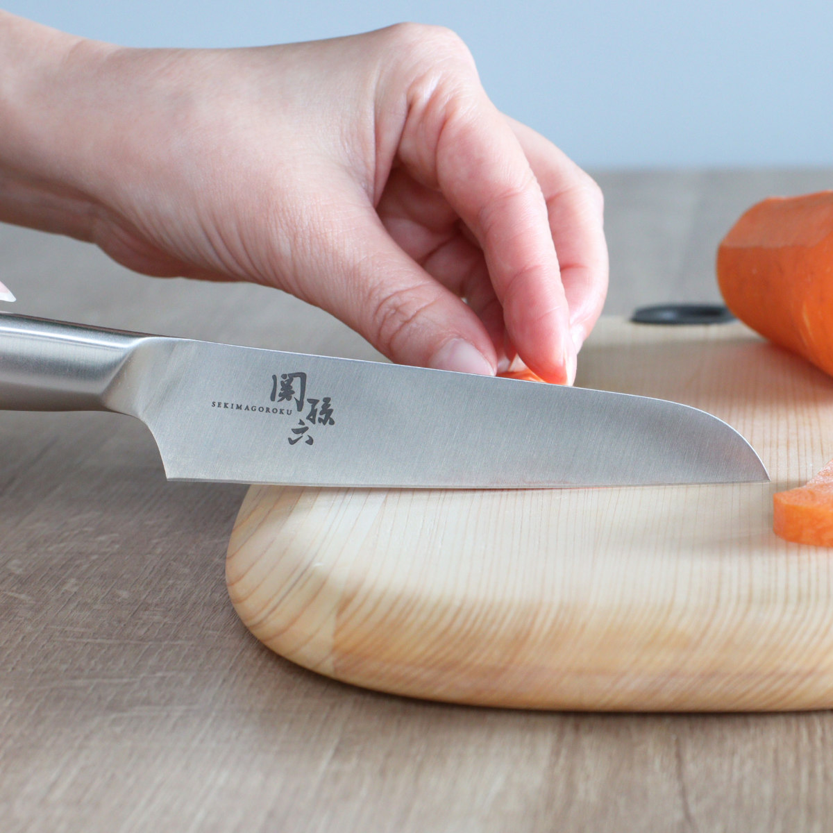 包丁 12cm 関孫六 オールステンレス サヤ付き コンパクトナイフ 日本製