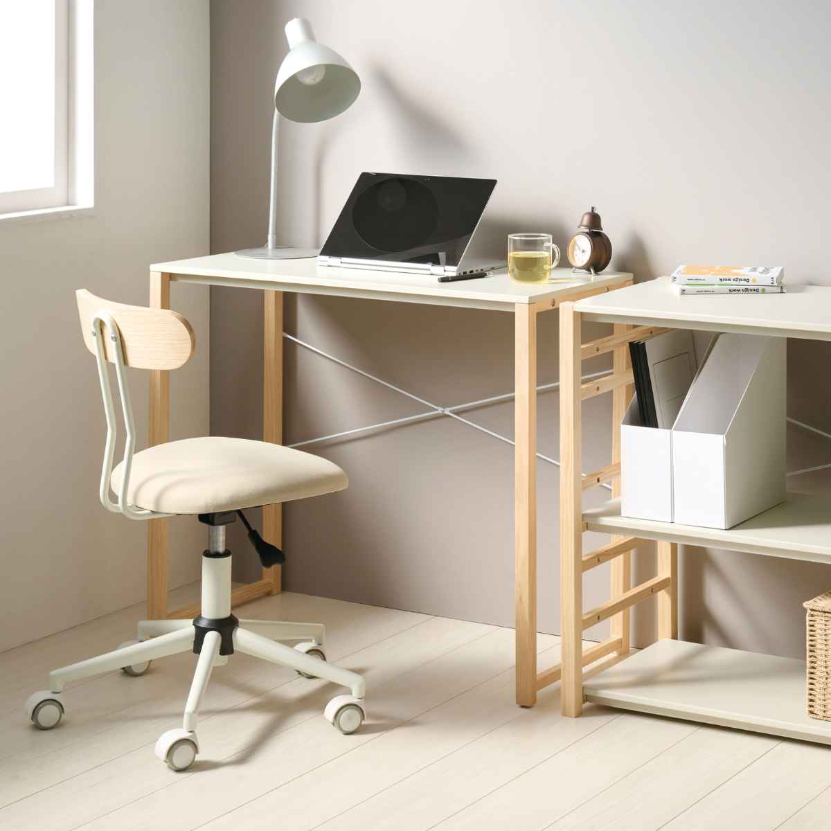 コンソールデスク 木製 パレットシリーズ 約幅85cm （ デスク