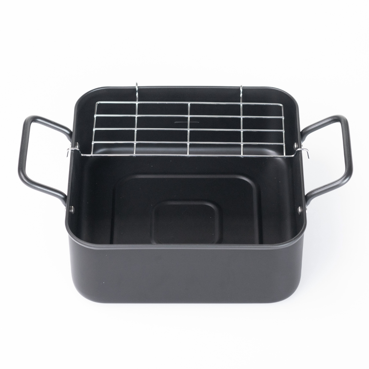 角型天ぷら鍋 20cm IH対応 サクッと専科 （ ガス火対応 角型 揚げ物鍋