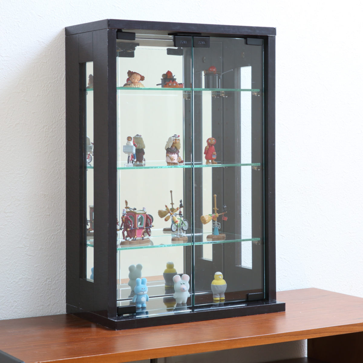 卓上コレクションケース 幅40cm 縦型 ガラス （ コレクションラック