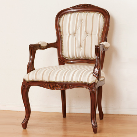 チェアー マルシェ 肘付き （ ダイニングチェア 椅子 アンティーク