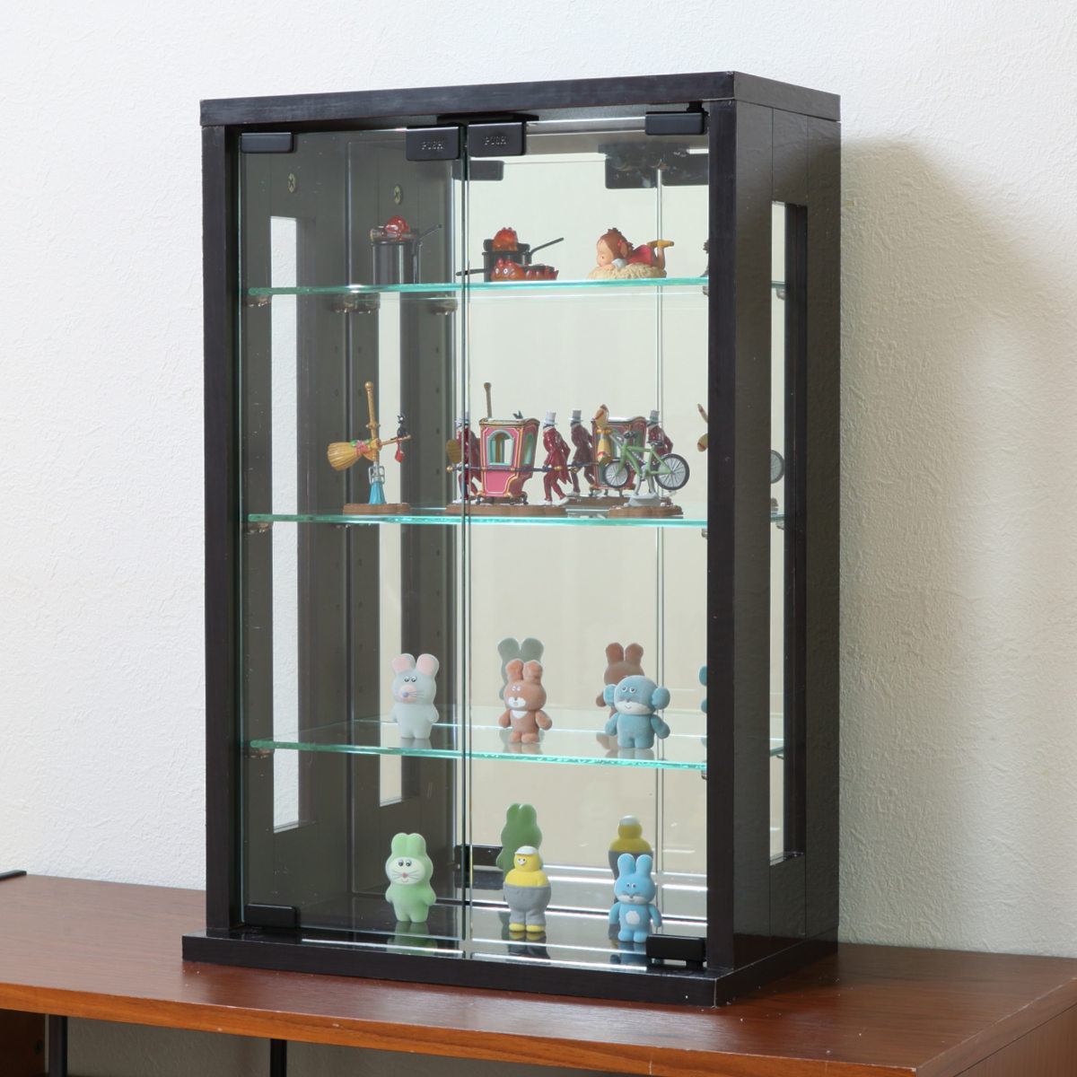 卓上コレクションケース 幅40cm 縦型 ガラス （ コレクションラック