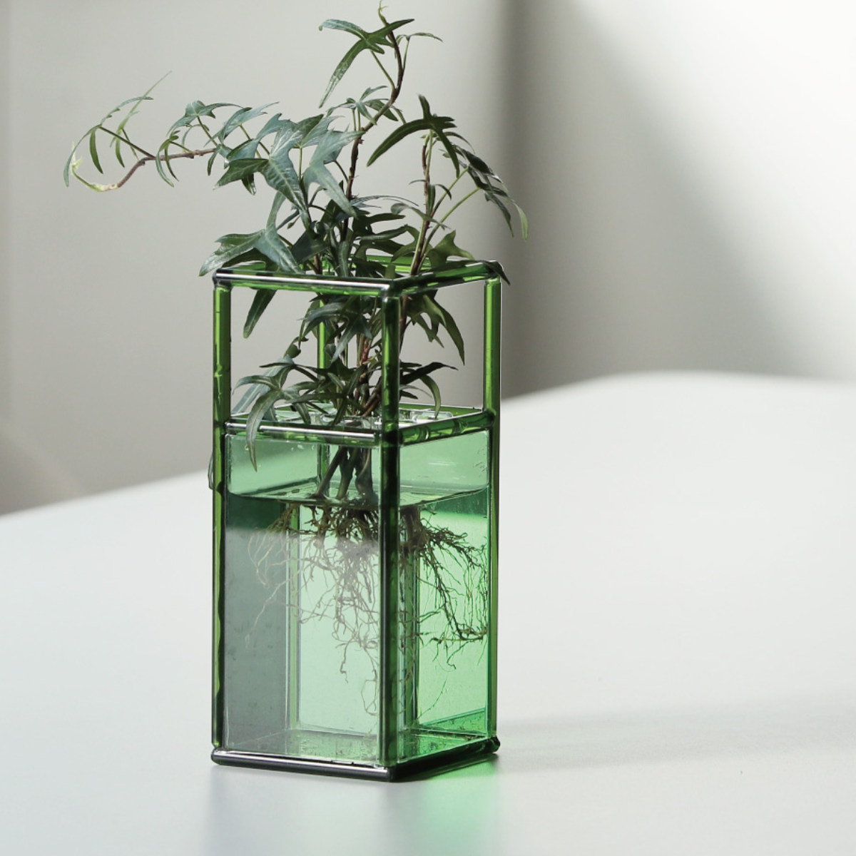 花瓶 マーハ ベース グリーン （ 花ビン 花びん 花器 フラワーベース