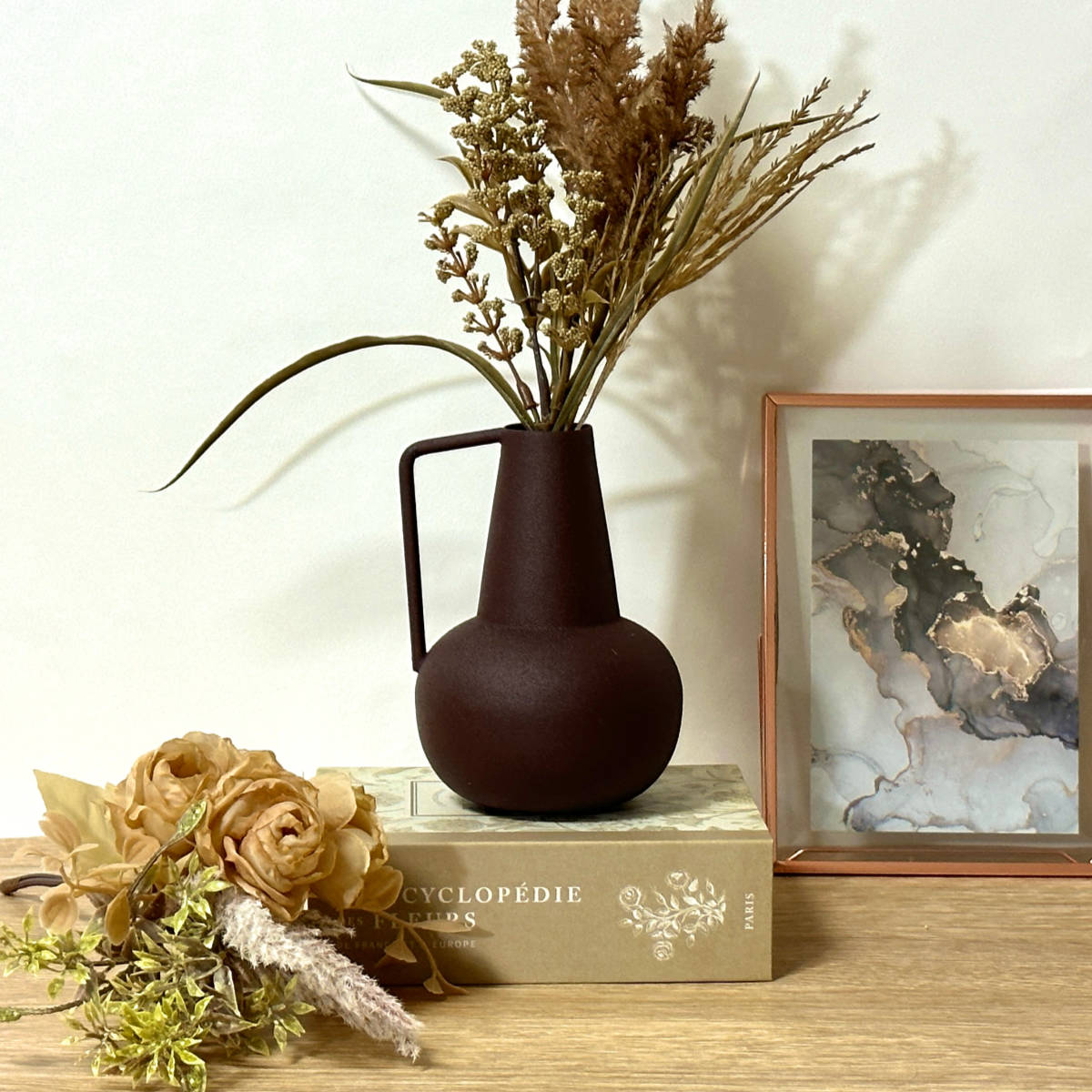 花瓶 フラワーベース ヴァレンテ ウンポ （ 鉄製 花びん 花器 ポット