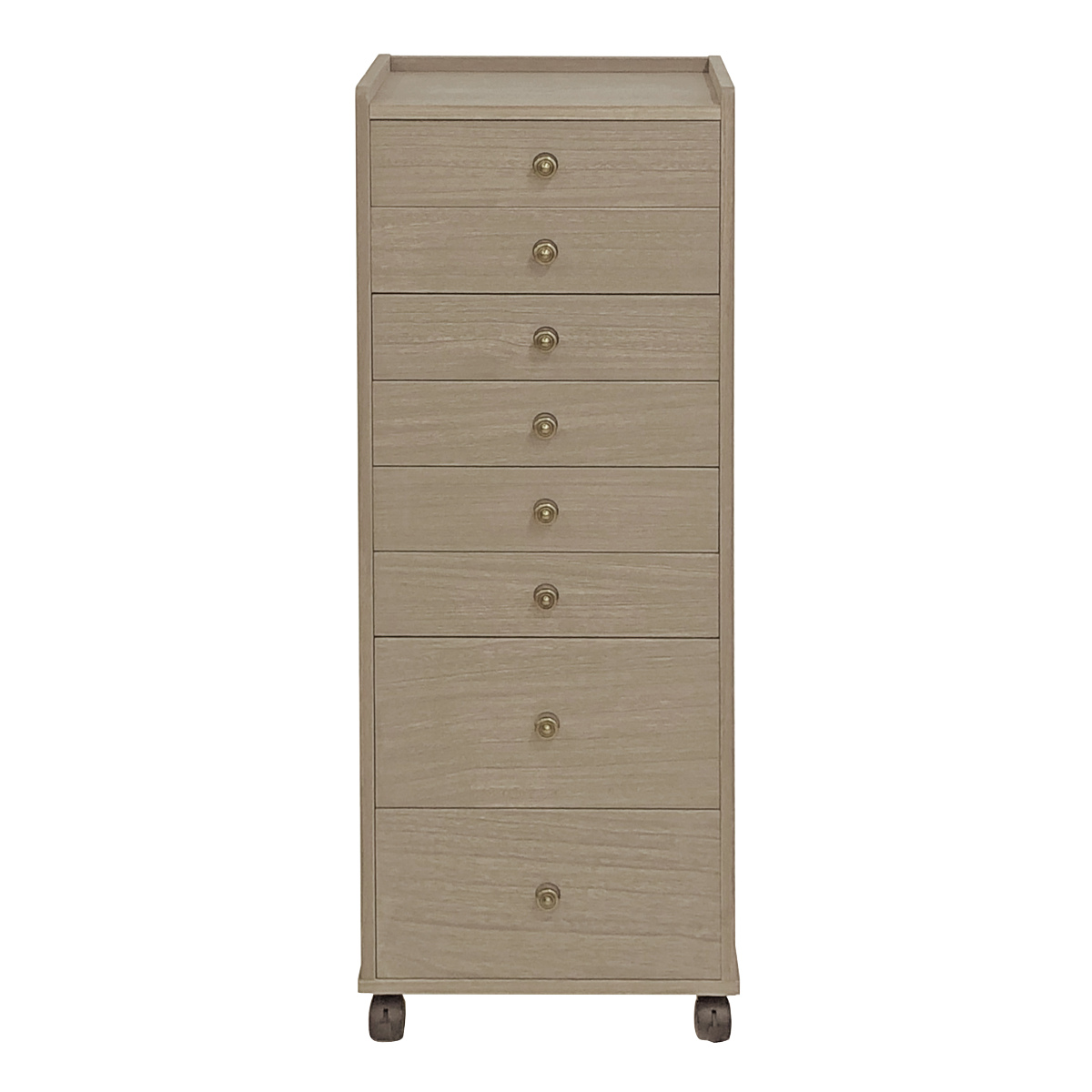 dショッピング |総桐チェスト 幅40cm 浅深8段 キャスター付 A4収納