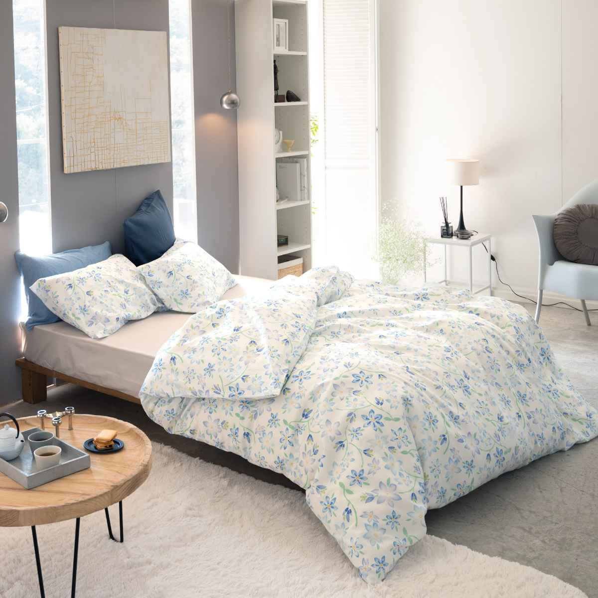 掛け布団カバー ダブル Fab the Home ピュアリー 綿100％ （ ファブザ