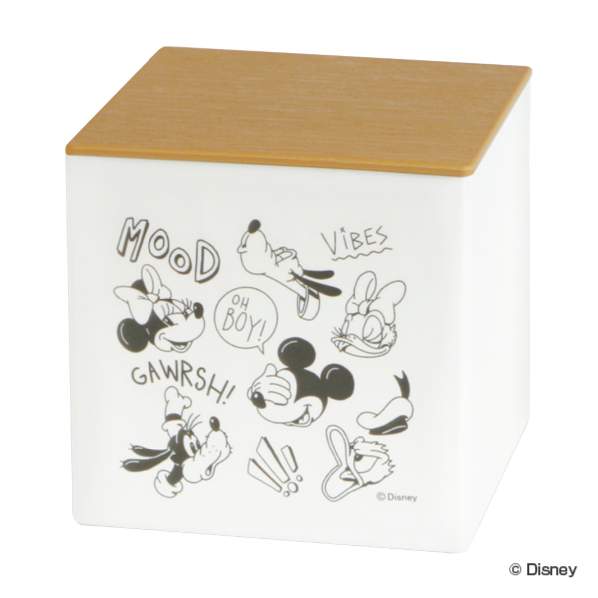dショッピング |箱型ティッシュケース ミッキーマウス フタ付 日本製