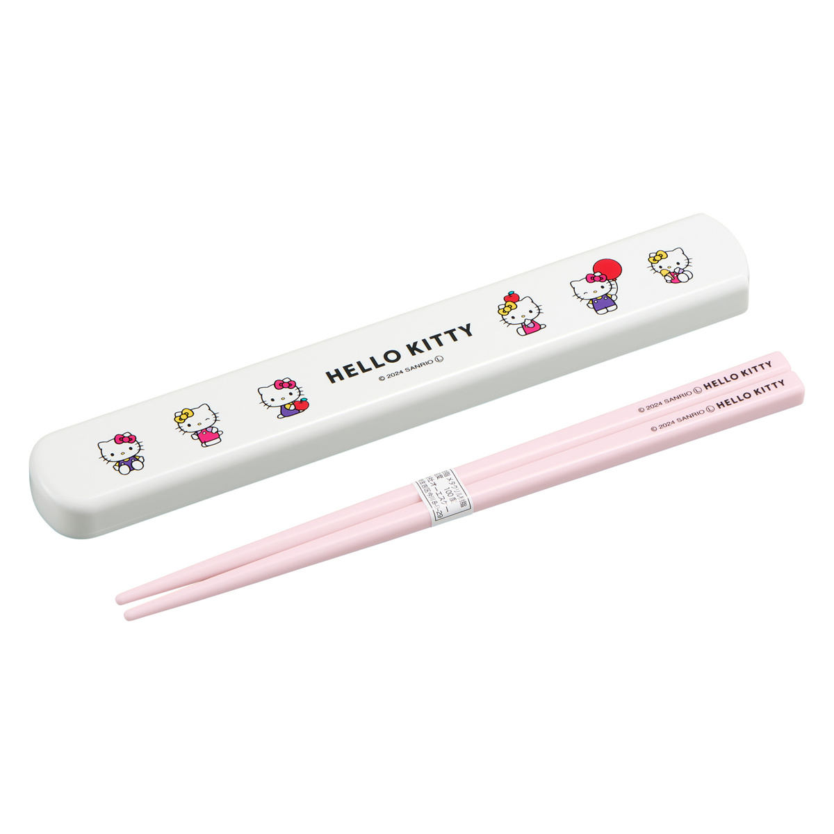 箸箱セット ハローキティ 引フタ箸箱セット 19.5cm （ キティ 箸 食洗