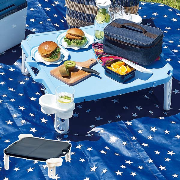 折りたたみ テーブル アウトドア ハンディーテーブル 63×63cm