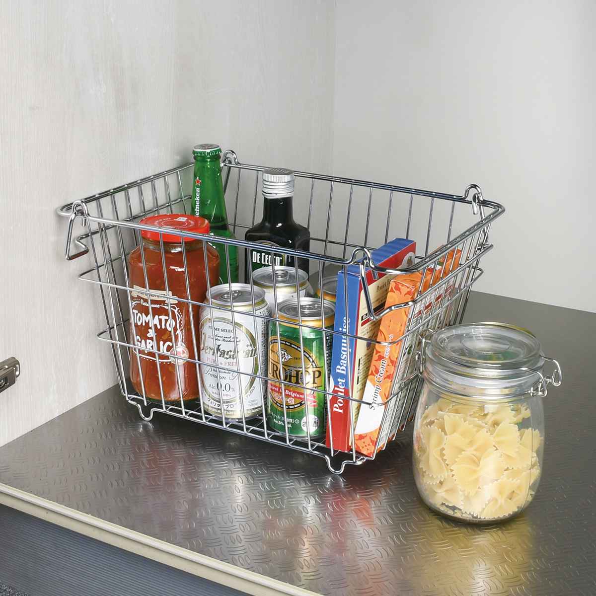 キッチンバスケット ストレージセレクト 積み重ねバスケット