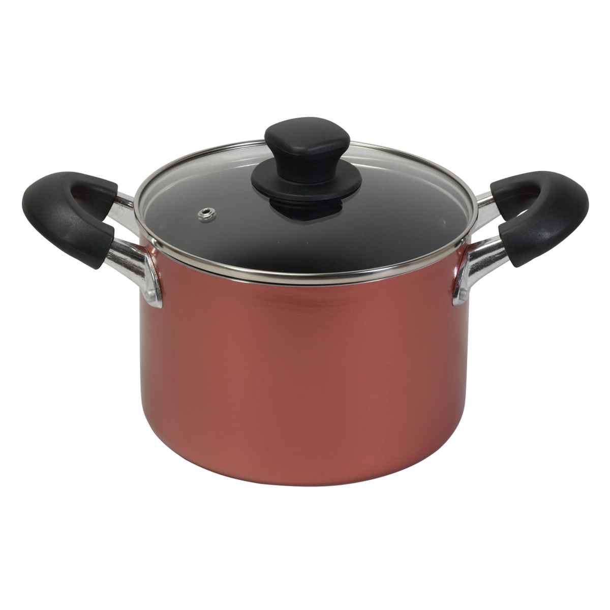 両手鍋 18cm 深型 IH対応 ガラス蓋付き 旨味 （ ガス火対応 オール熱源