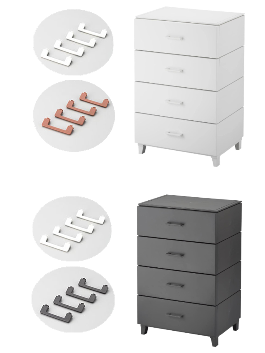 チェスト 4段 幅56×奥行45×高さ87cm プラスチック LCチェスト （ 収納