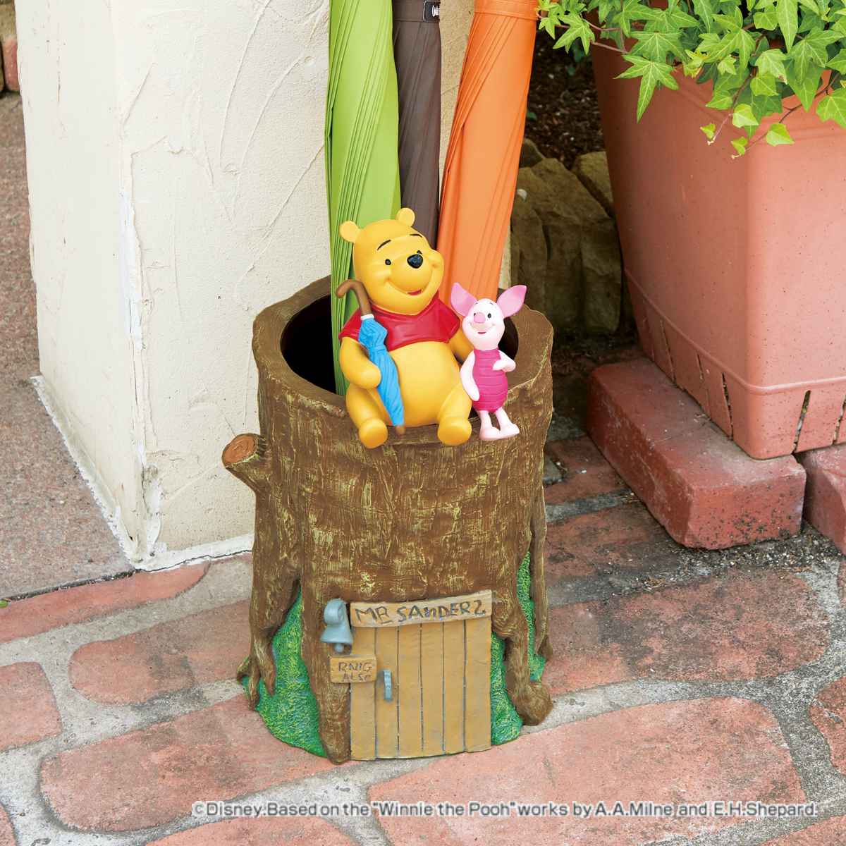 傘立て 屋外兼用 プー＆ピグレット （ アンブレラスタンド 傘立