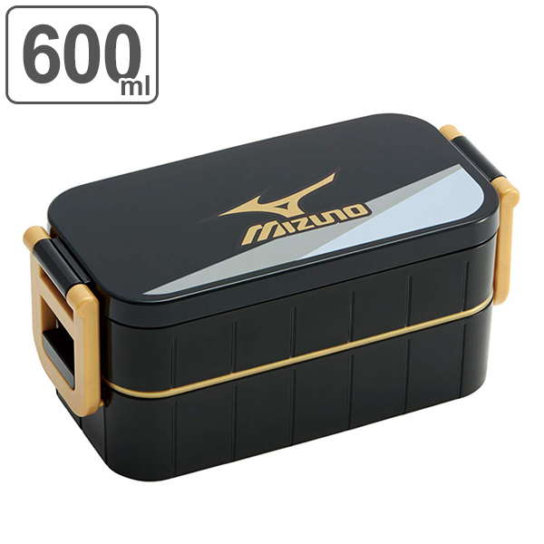 dショッピング |お弁当箱 2段 ミズノ 600ml 箸付き MIZUNO 男子