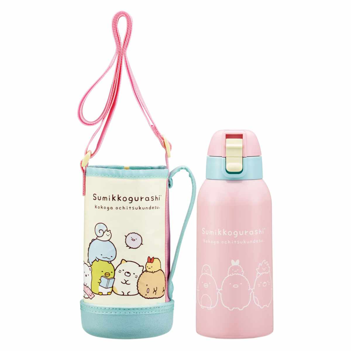 dショッピング |水筒 600ml カバー付 直飲み キャラクター （ チップ