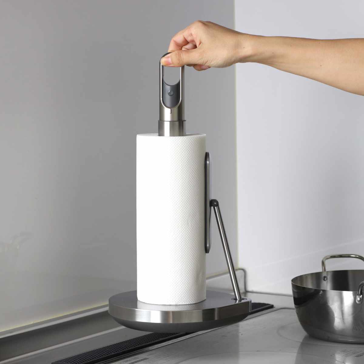 dショッピング |simplehuman キッチンペーパーホルダー テンション