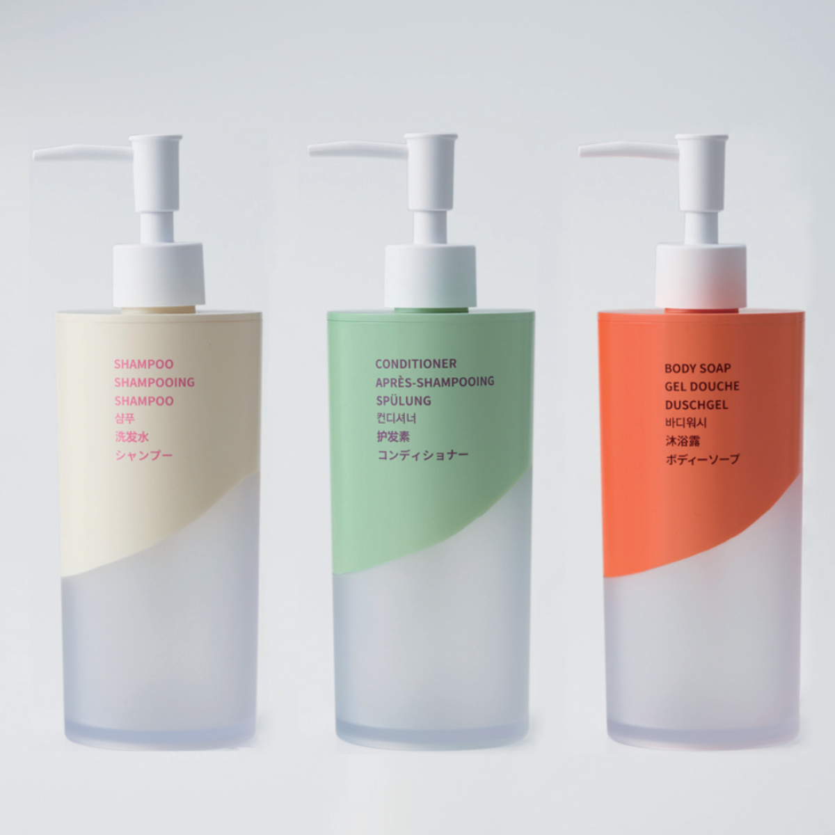 ディスペンサー 500ml シャンプー コンディショナー ボディソープ