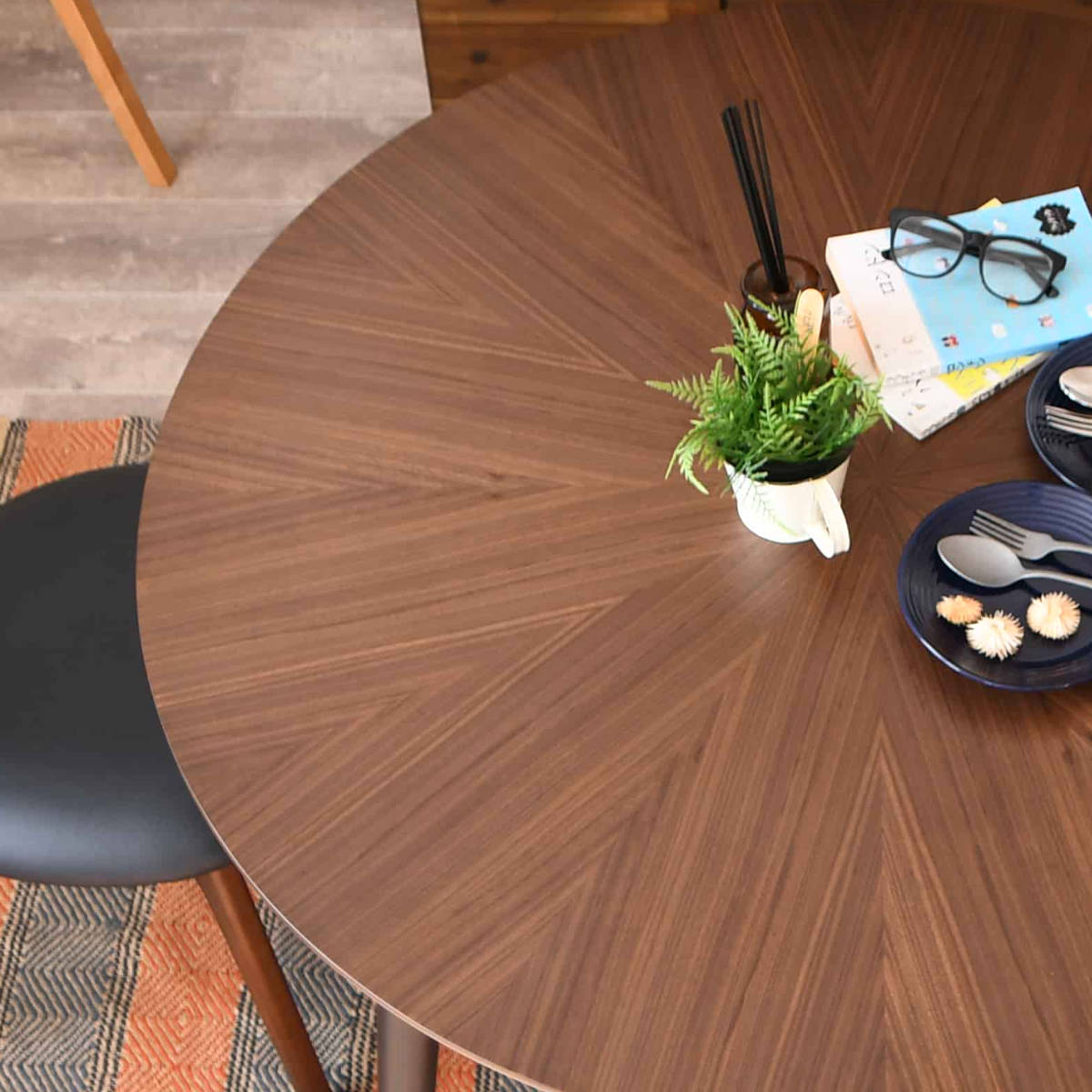 ダイニングテーブル 円型 幅110cm マリヤ （ 円形 丸 ラウンド