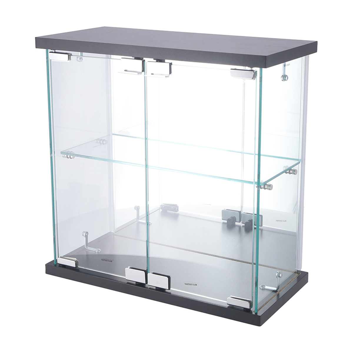 dショッピング |コレクションケース ガラス 幅42.5cm 背面ミラー