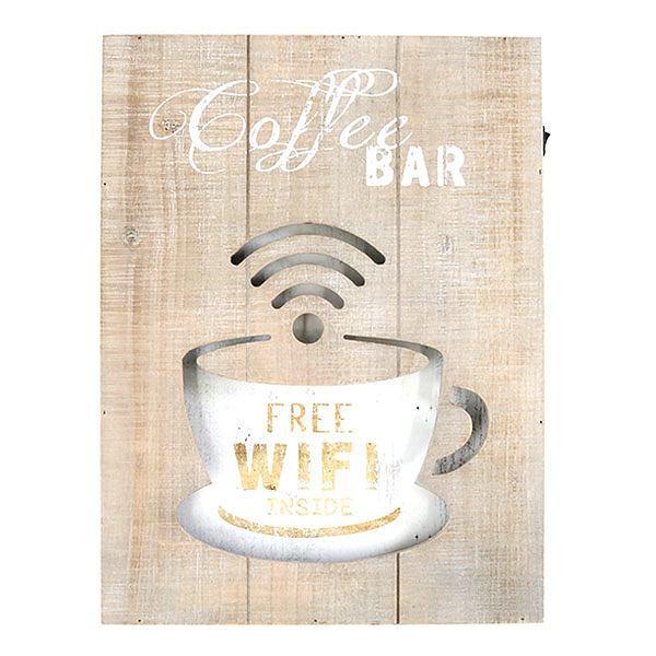 dショッピング |照明 ウェルカムボード LED サインボード 木製 カフェ