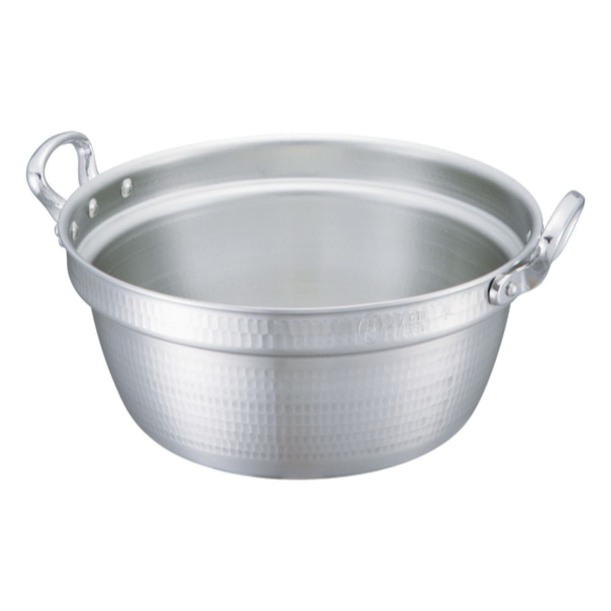 料理鍋 39cm 16L 厚板 極厚 厚板打出料理鍋 業務用 中尾アルミ （ ガス