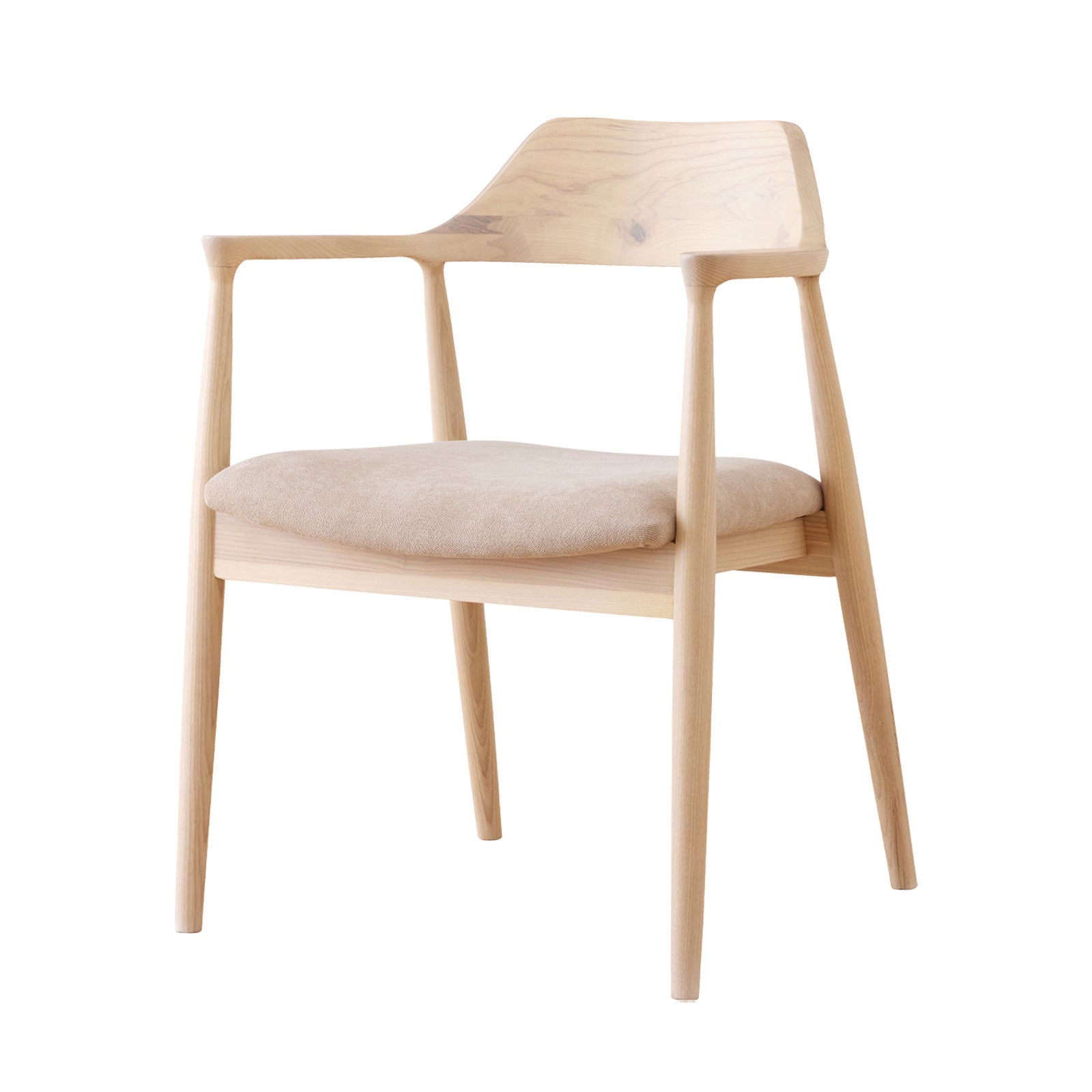 ダイニングチェア 完成品 1脚 肘付き チェア 椅子 いす 木製