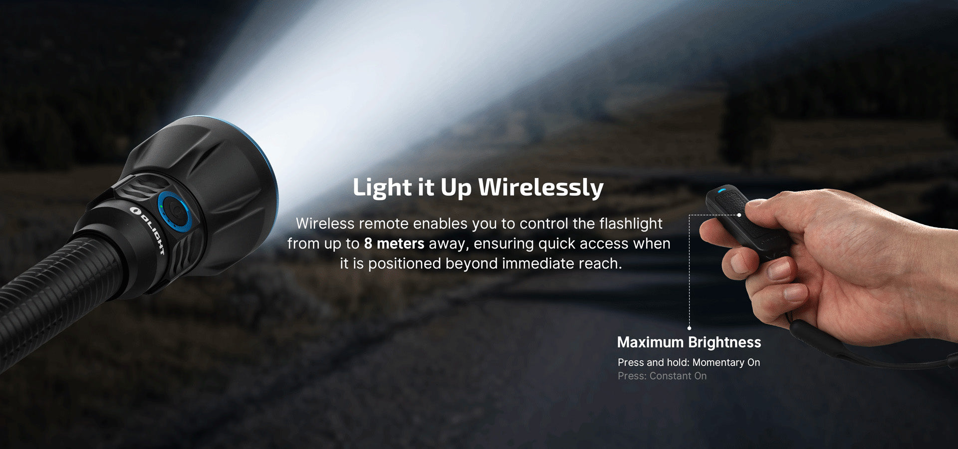 Olight Javelot Turbo 2 1800 Lumen Long Throw Rechargeable