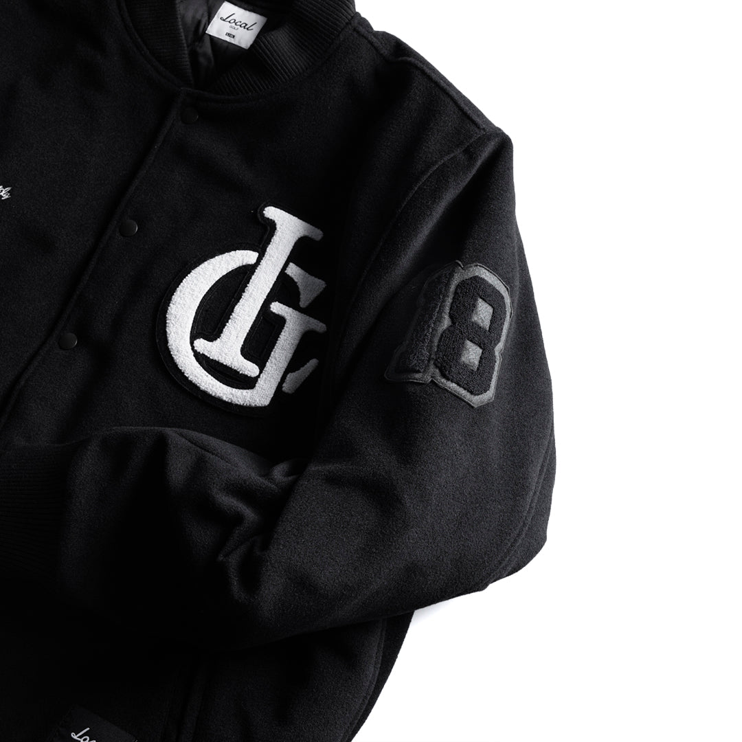 Melton Varsity JKT | Black – Local GOLF