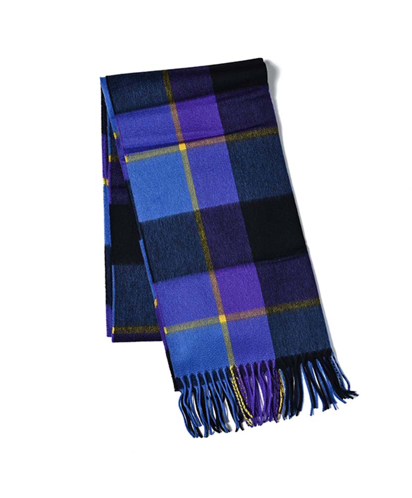 50×190 カシミヤストール (CPG52532)(ONE Purple×Navy/パープル