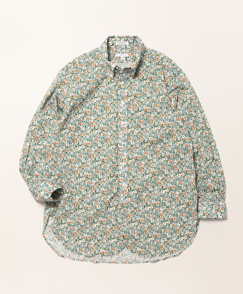 19 Century BD Shirt - Small Floral Cotton Lawn(M(MEN) Blue/ブルー
