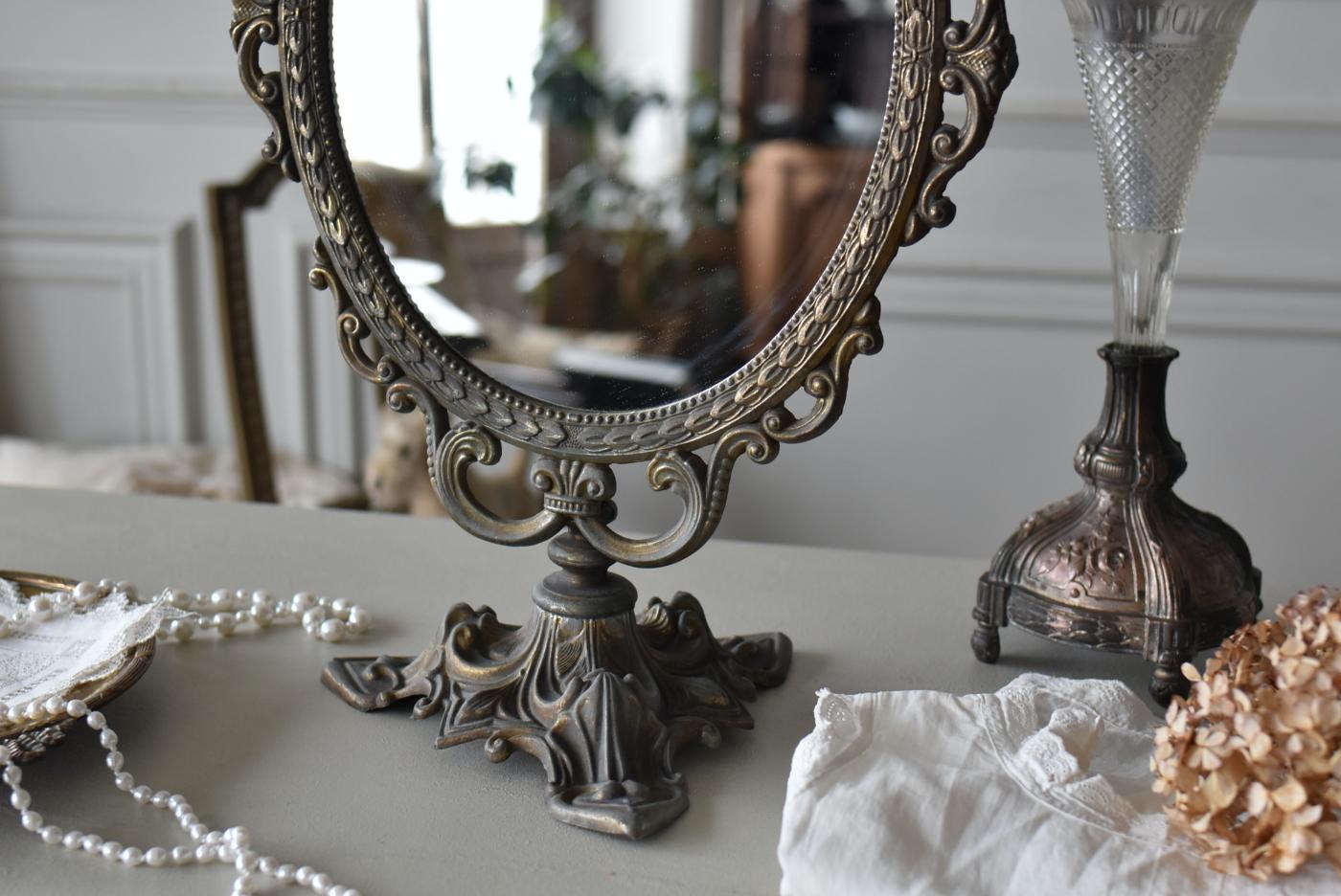 フランスアンティークインテリア スタンドミラー.23 アンティーク