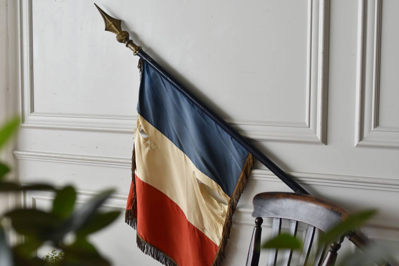 フランスアンティーク雑貨 アンティークフラッグ.14 ディスプレイ雑貨