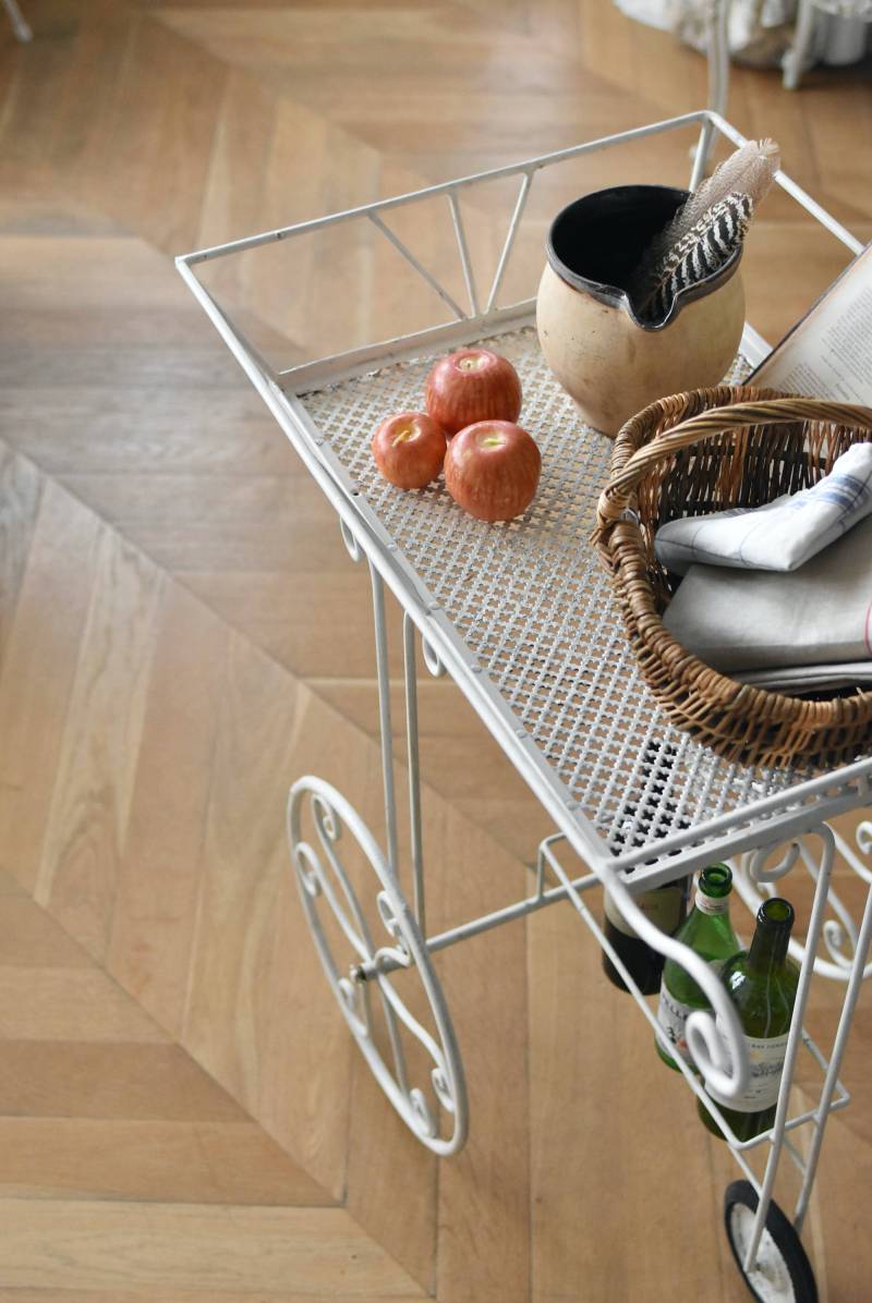 フランスヴィンテージ庭具 アイアンフラワーワゴン.4 ショップディスプレイ