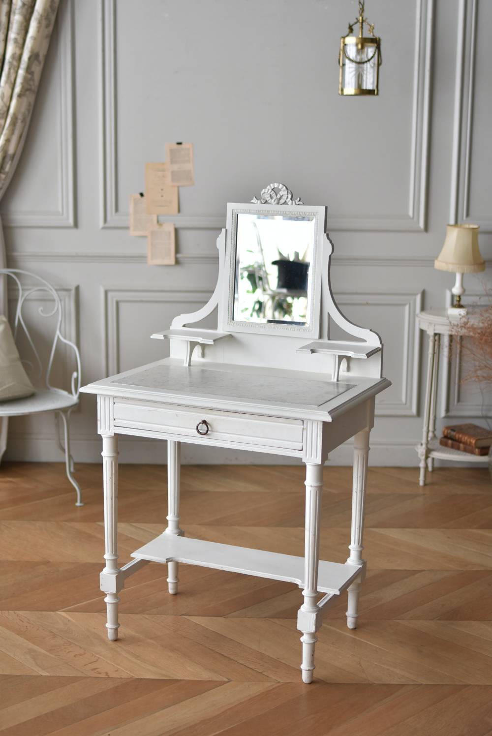 フランスアンティーク家具 アンティークドレッサー.14 フレンチシャビー