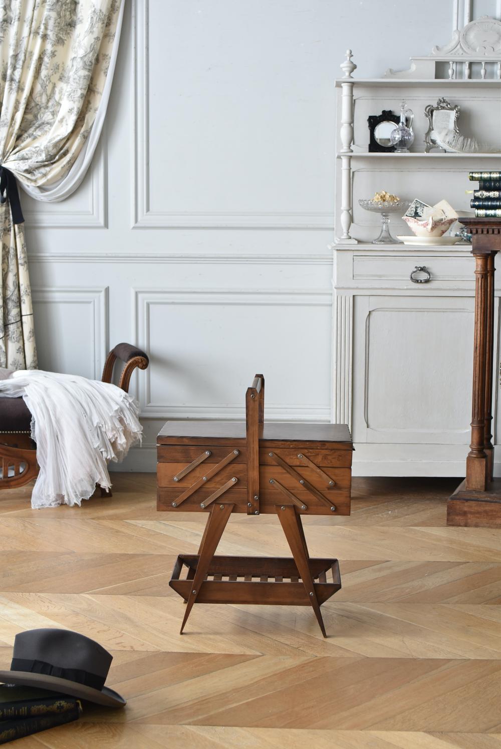 フランスアンティーク家具 ソーイングボックス.5 裁縫箱