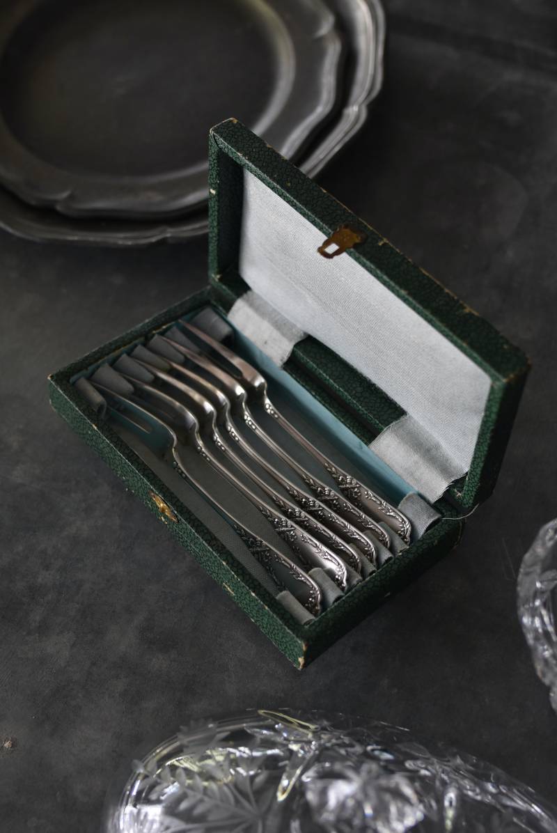 フルーツフォーク6本セット フランス アンティーク テーブルウェア