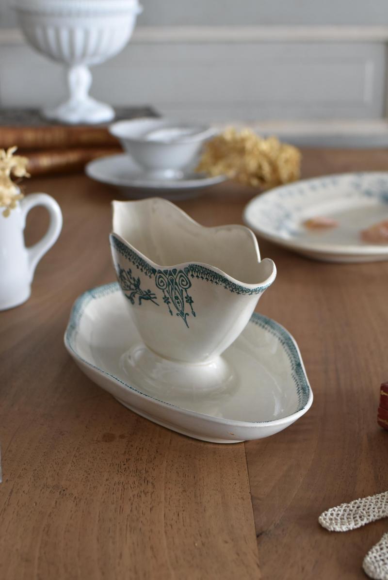 フランスアンティーク雑貨 フレンチ食器 ソーシエール.サンタマン